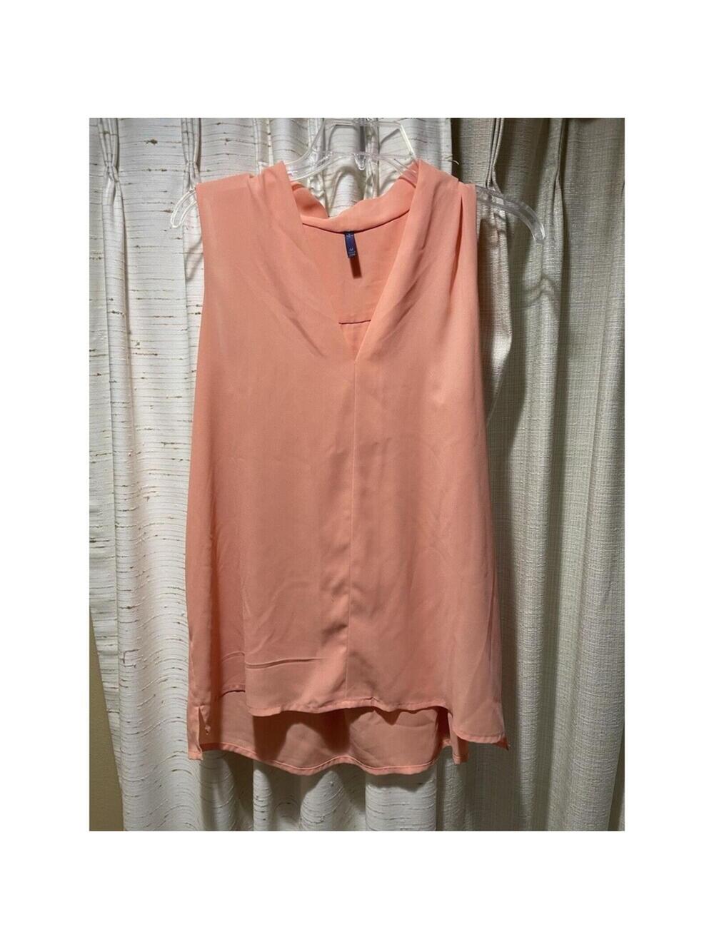 Women’s NYDJ Sleeveless Blouse / Top M Medium Peach Orange